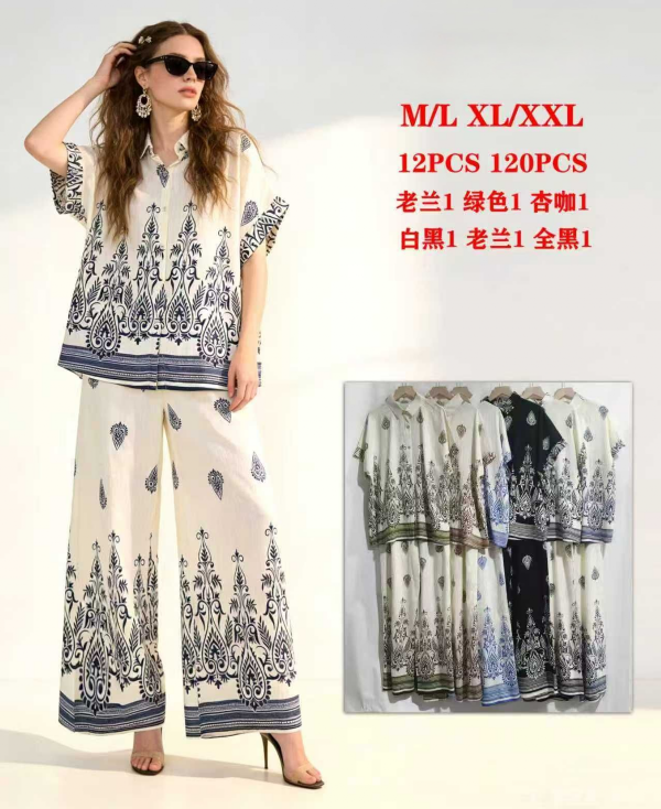 Komplet damskie Roz M/L-XL-2XL, Mix Kolor Paczka 12 szt 1